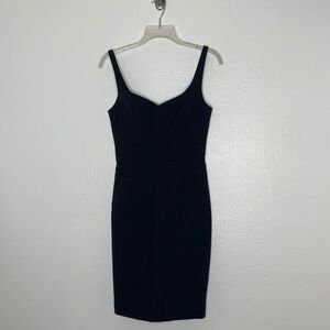 Robert Rodriguez Little Black Dress Sleeveless Stretch Sweetheart Neckline Sz 4